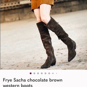 Frye Over The Knee Leather Boots